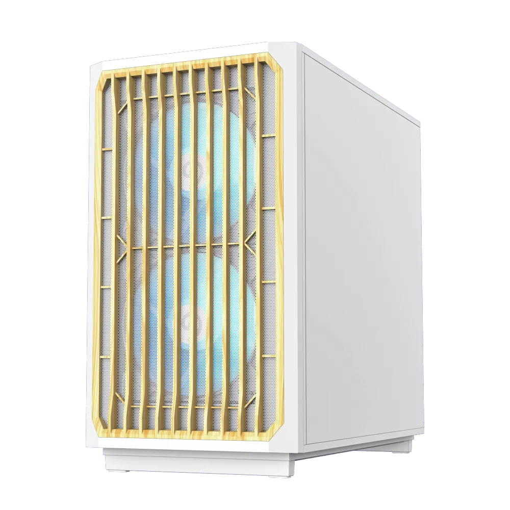 Корпус GameMax F35 BW Black (1116-4035R0003) [Midi Tower, 2 x 140x140 мм, белый]