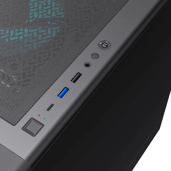 Корпус GameMax Storm 2 AB Black (1115-3803R0006) [Midi Tower, 3 x 120 мм, черный]