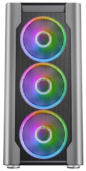 Корпус 1stPlayer DK DX, серебристый, Midi Tower