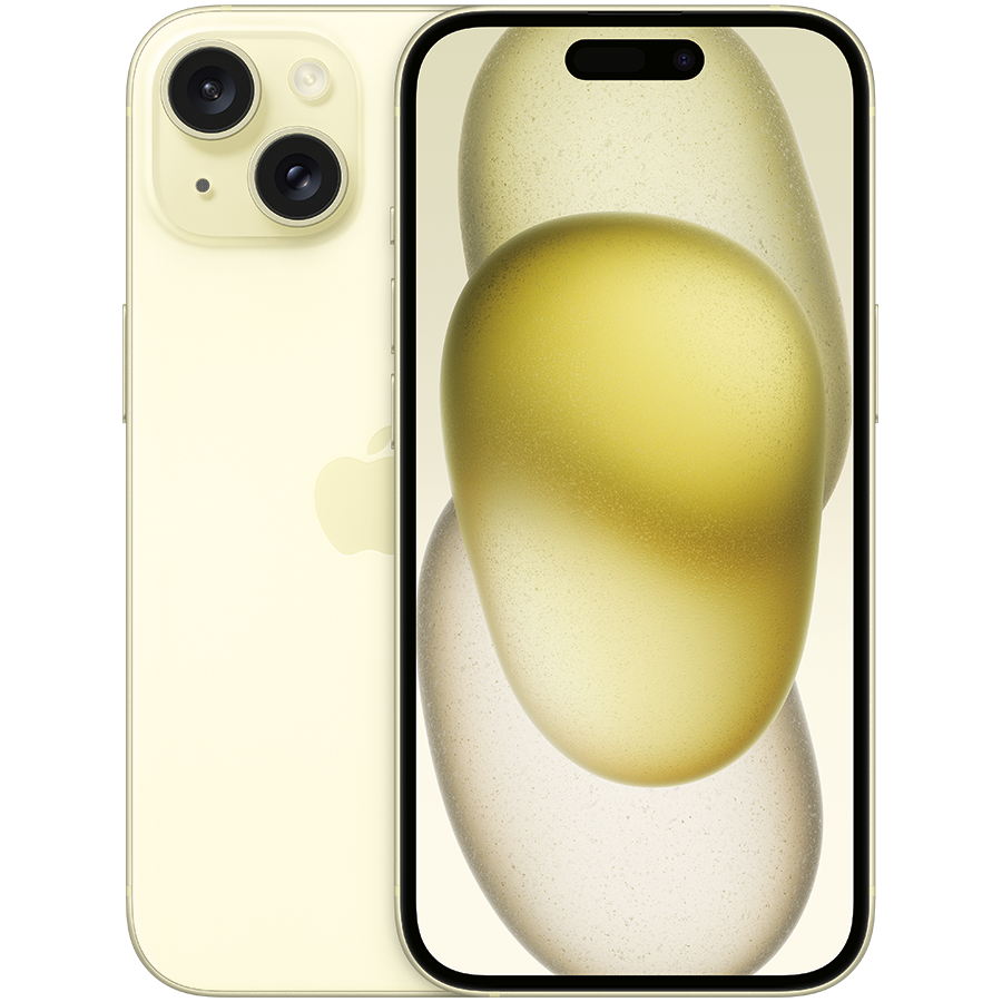 iPhone 15 128GB Yellow (MTP23HX/A), Model A3090
