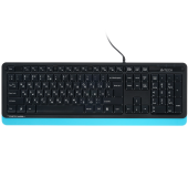 Клавиатура A4Tech Fstyler FK10 [Мембранная, проводная, клавиш - 104, черная]