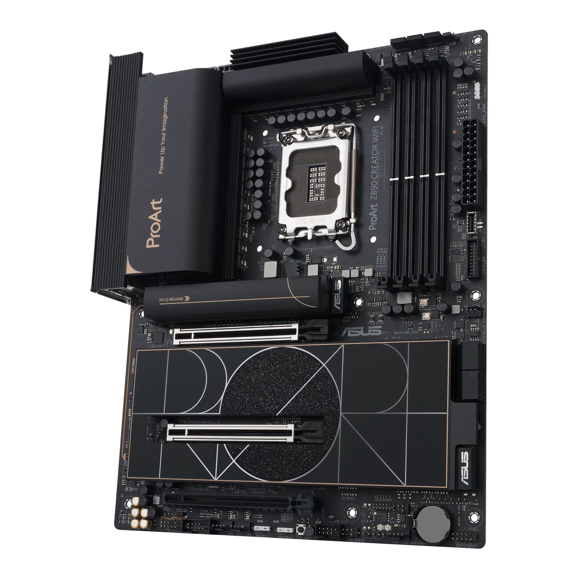 Материнская плата Asus ProArt Z890-CREATOR WIFI [LGA 1851, Intel Z890, 4xDDR 5, 5xM.2, 3xPCI-E x16, Standard-ATX]