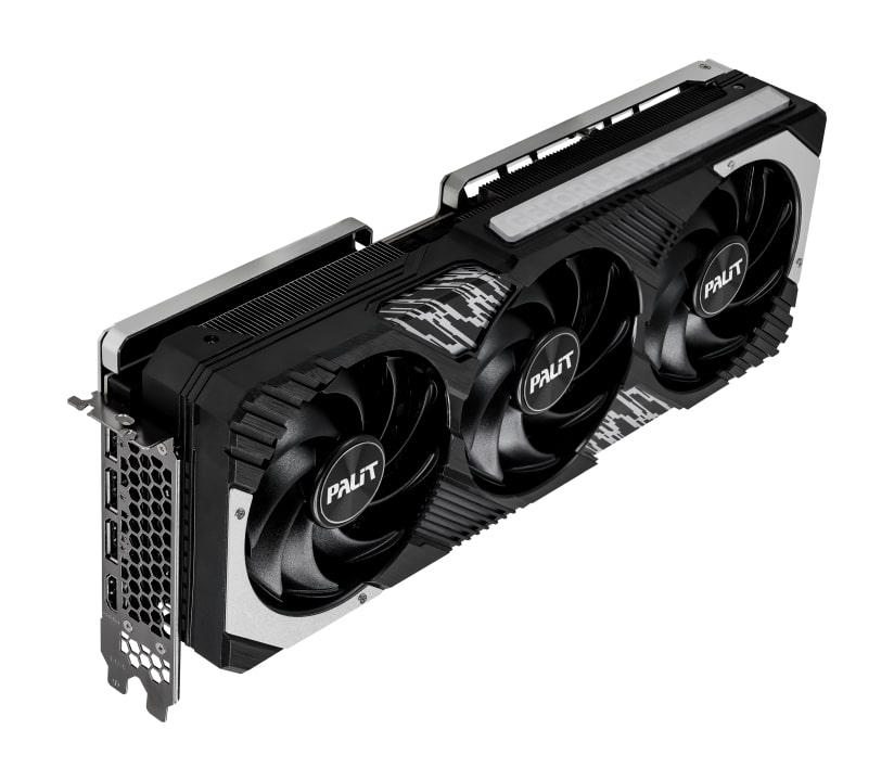 Видеокарта PALIT RTX4080 GAMINGPRO 16G (NED4080019T2-1032A) [16 ГБ, GDDR6X, 256 бит, 2205 МГц, 2505 МГц, HDMI, DisplayPort (3 шт)]