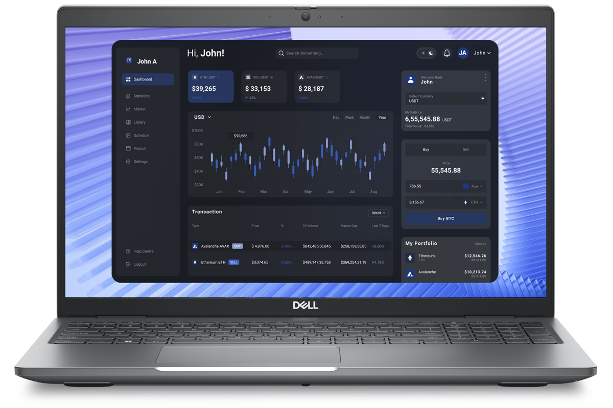 Ноутбук Dell Precision 3590 (210-BLMZ) [15.6" Full HD, Core Ultra 7 155H, 16 ГБ ОЗУ, 512 ГБ SSD, RTX 500 Ada, Windows 11 Pro]