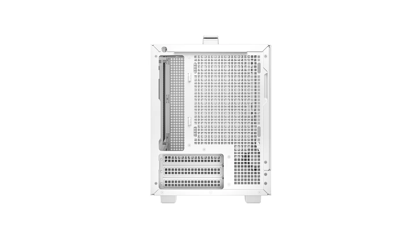 Корпус DeepCool CH160 MESH WH (R-CH160-WHNMI0-G-1) [SFF, Без вентиляторов, белый]