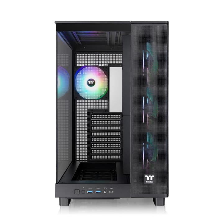 Корпус Thermaltake View 380 XL TG ARGB Black (CA-11E-00M1WN-00) [Midi Tower, 4 x 120 мм ARGB, черный]