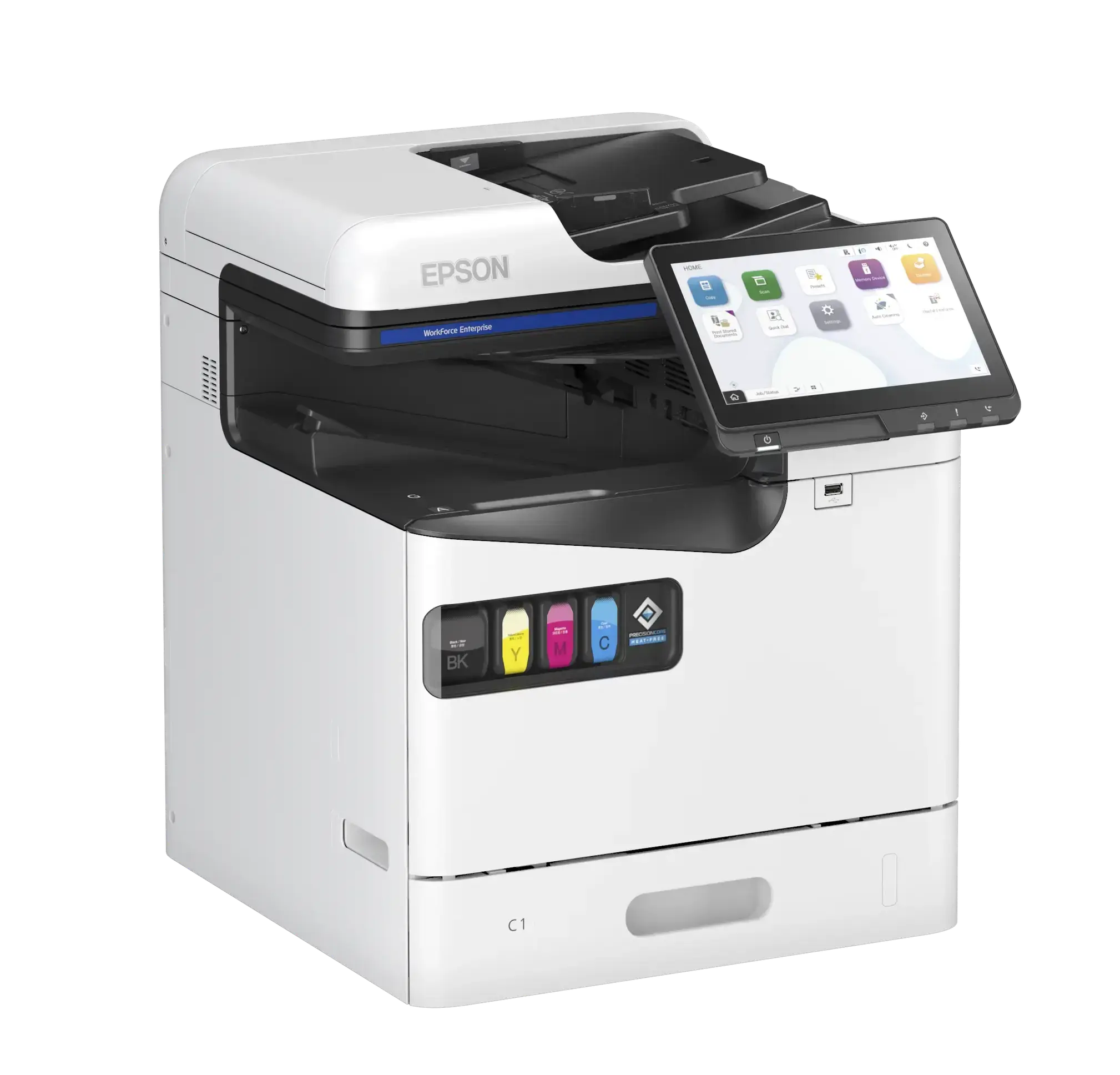 МФУ Epson WorkForce Enterprise AM-C400 (C11CJ93402) [A4, струйный, цветной, 1200 x 600 DPI, Дуплекс, АПД, Wi-Fi, Ethernet (RJ-45), USB]