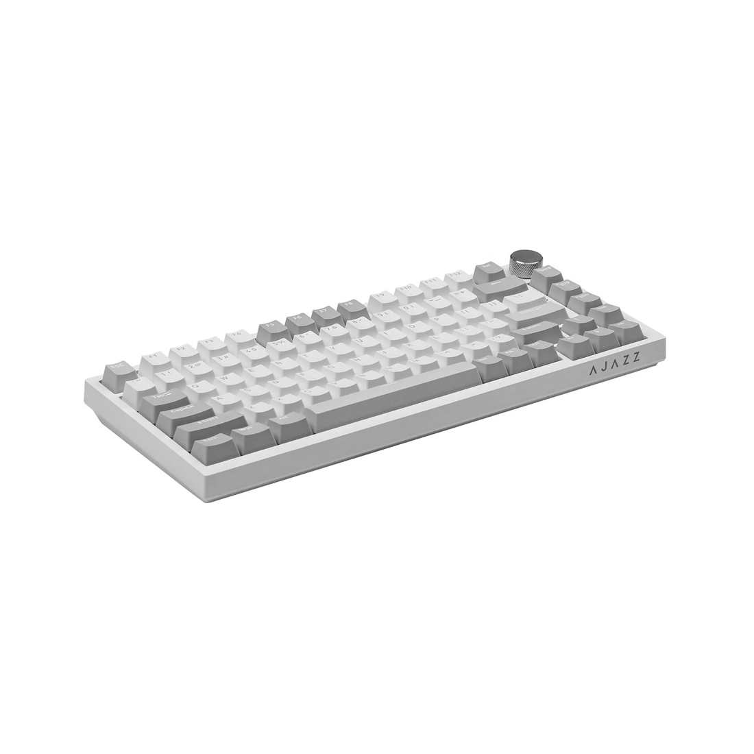 Клавиатура Ajazz AK820 [механическая, проводная + беспроводная, RGB подсветка, Ajazz AS Red, белая]
