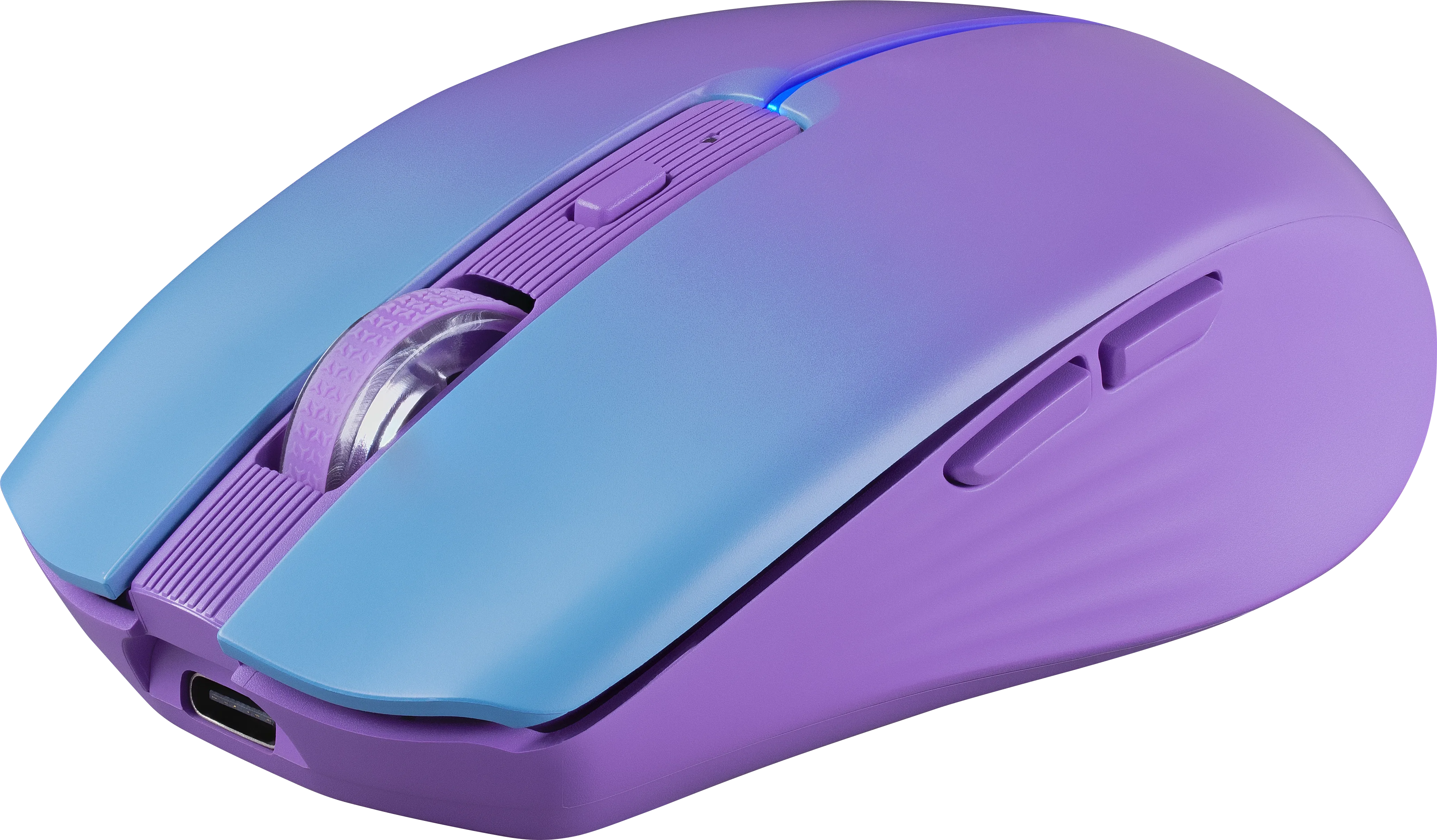 Мышь Defender Mystery MM-301 (52301) [беспроводная, светодиодная, 1600 DPI, 125 Гц, подсветка, фиолетовый]