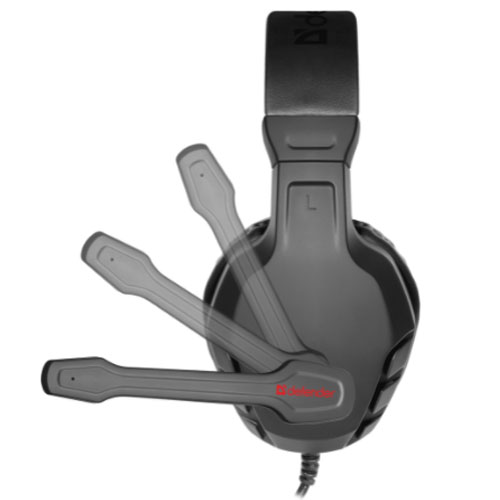 Наушники-гарнитура игровые Defender Сujo черный+красный
