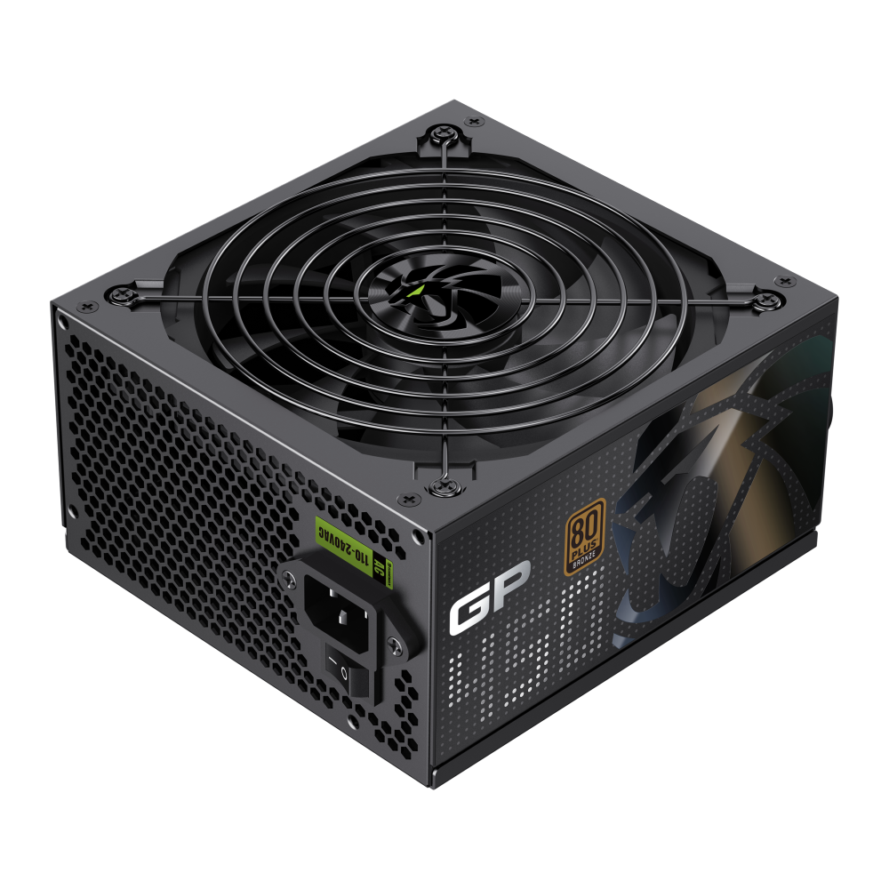 Блок питания GameMax GP 450B Bronze (2124-0450R0039) [450 Вт, 80 PLUS Bronze, 4x SATA, 1x 6+2 pin PCIe, 2x 4+4 pin CPU, ATX]