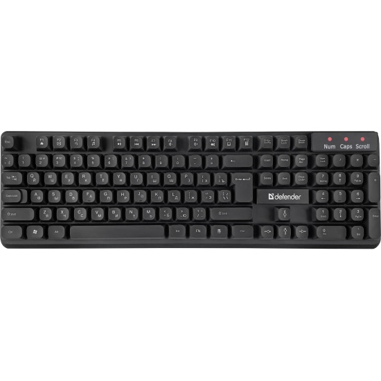 Клавиатура и мышь, USB, Defender Milan C-992 RU, Черный KeyBoard + mouse, wireless, Black, (45992)
