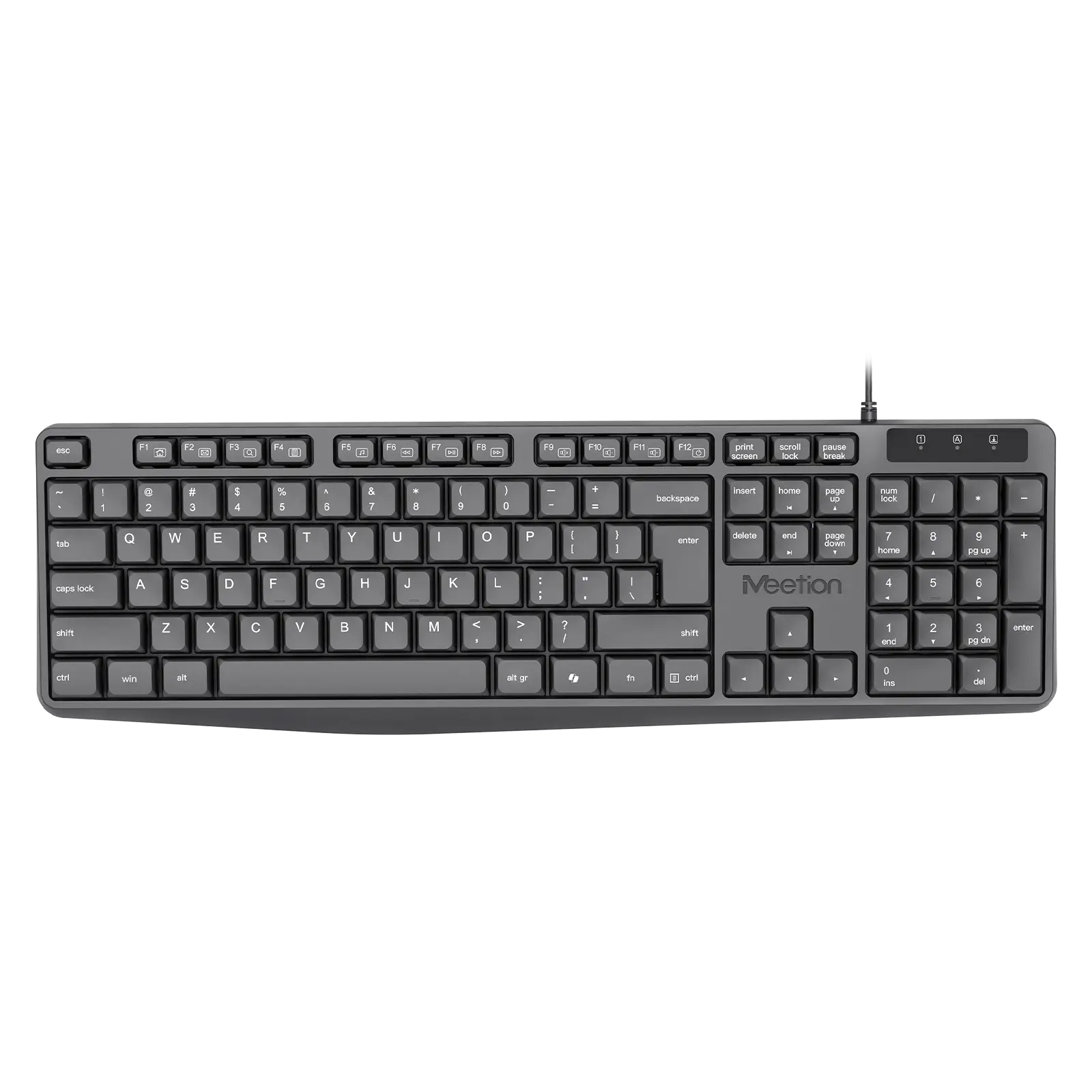 Клавиатура+мышь MeeTion C235 (C235 Black) [мембранная, проводная, черная]