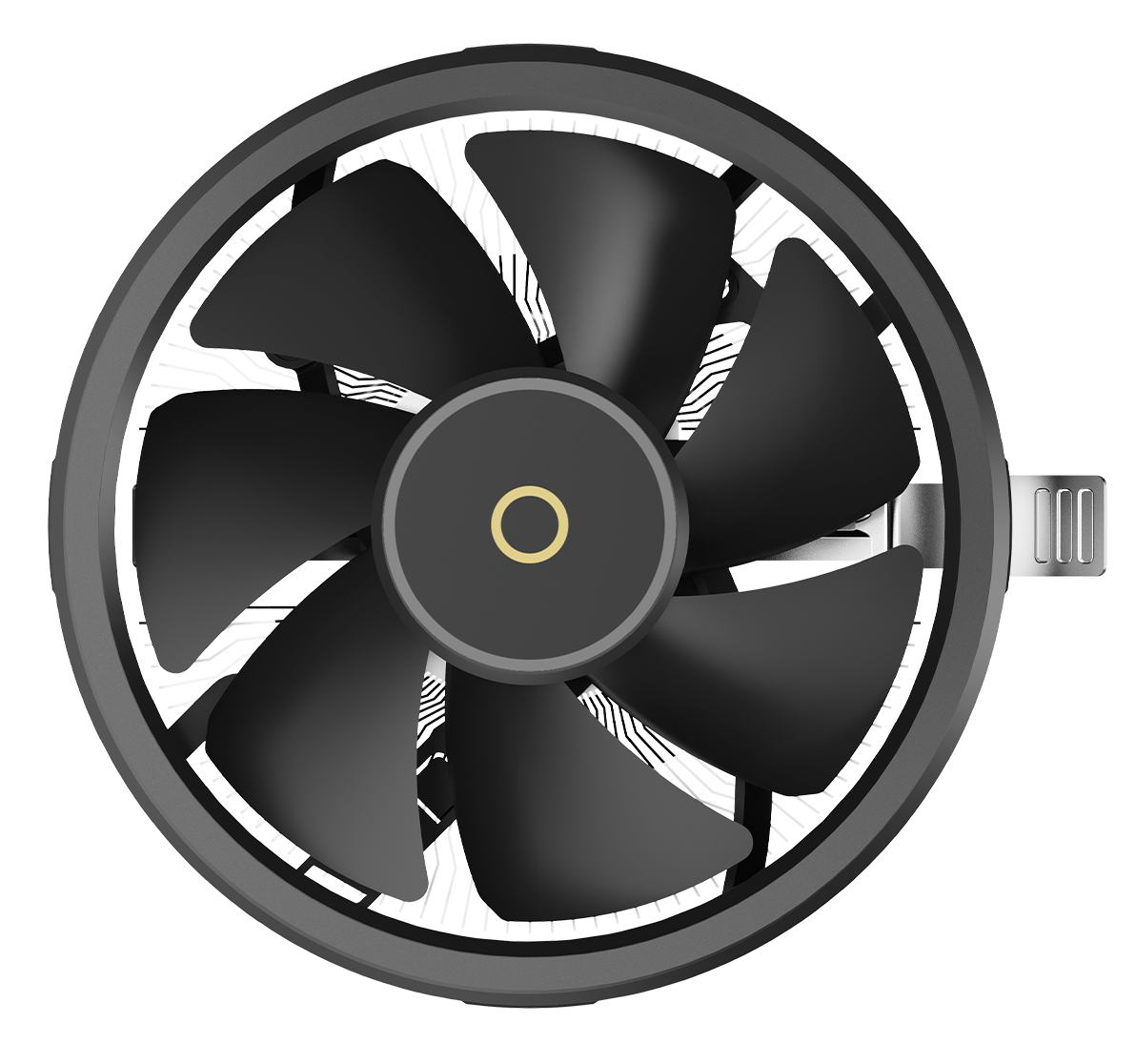 Система охлаждения Ocypus Beta A10 [124 x 124 мм, 2000 об/мин, 29.5 дБ, 3 pin]