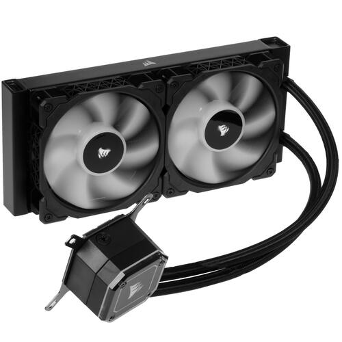 Система водяного охлаждения процессора Corsair H100i ELITE CAPELLIX [CW-9060046-WW] Water Cooler for 1200/115x/1366/2011/2066/AMD, 2400rpm