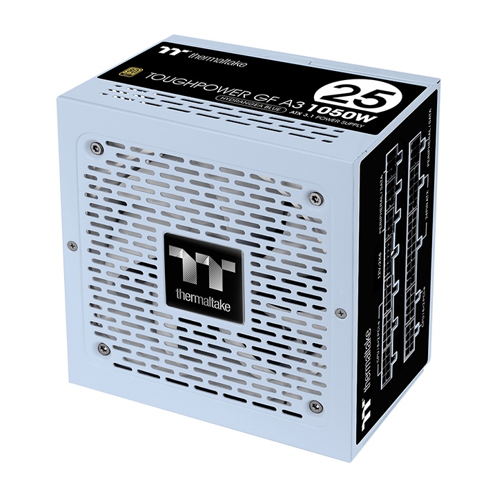 Блок питания Thermaltake Toughpower GF A3 Hydrangea Blue (PS-TPD-1050FNFAGE-B) [1050 Вт, 80 PLUS Gold, 8x SATA, 1 x 16 pin (12VHPWR), 5 x 6+2 pin PCIe, 2x 4+4 pin CPU, ATX]