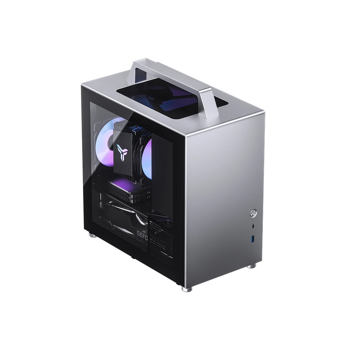 Компьютерный корпус Jonsbo T8 PLUS Silver без Б/П