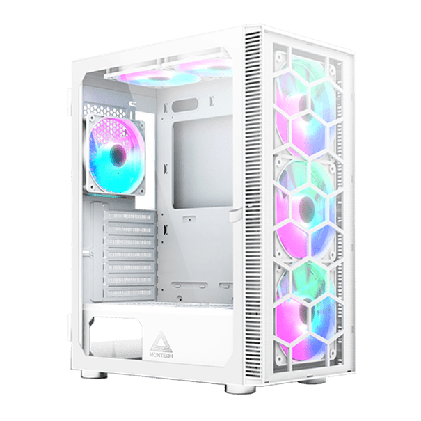 Корпус Montech X3 GLASS (W) [Midi Tower, 3 × 120 мм, 3 × 140 мм, Белый]