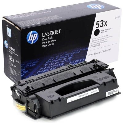 Картридж HP Q7553X, оригинальный, черный