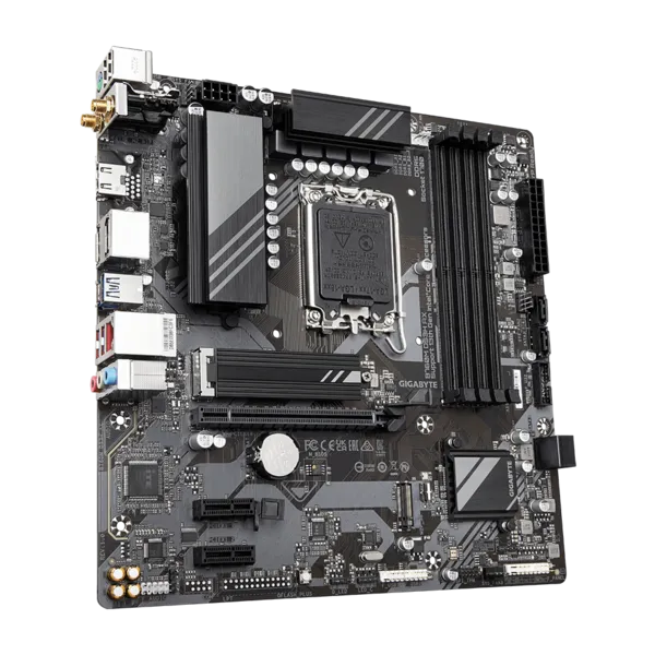Материнская плата Gigabyte B760M DS3H AX [LGA 1700, Intel B760, 4xDDR 5, 2xM.2, 1xPCI-E x16, Micro-ATX]