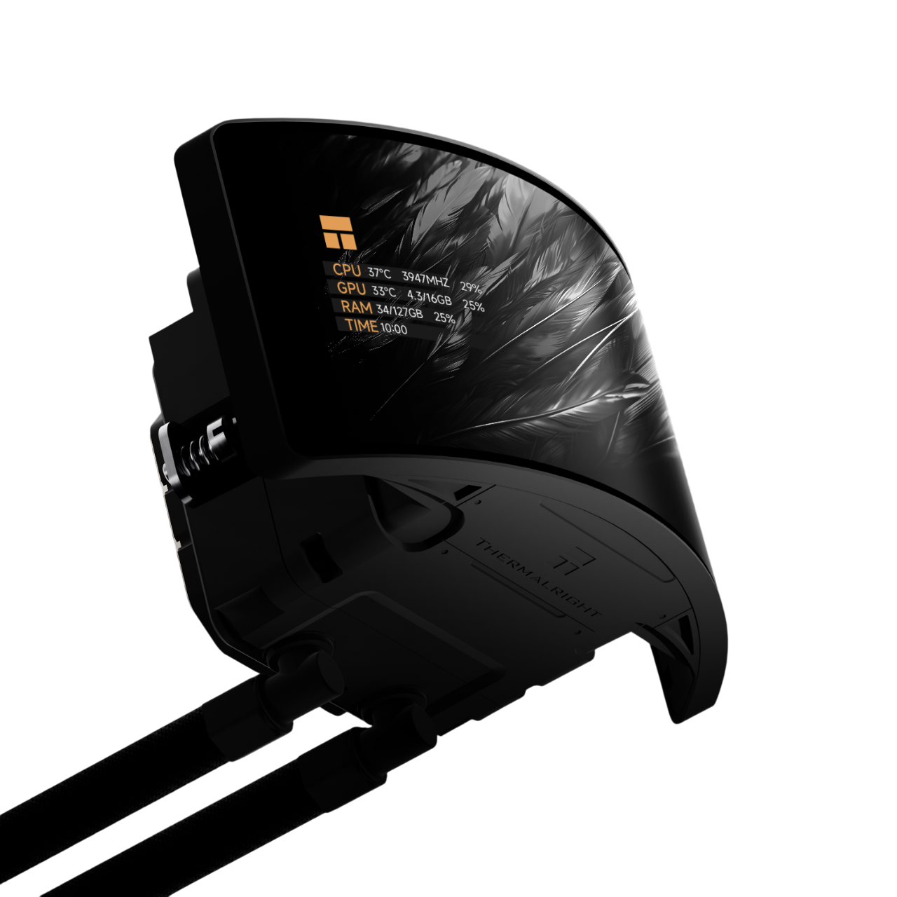 Система охлаждения Thermalright Rainbow Vision 360 Turbo ARGB BLACK (TL-K12-X28-R9) [120 мм, 3000 об/мин, 44.7 дБА, 4 pin]