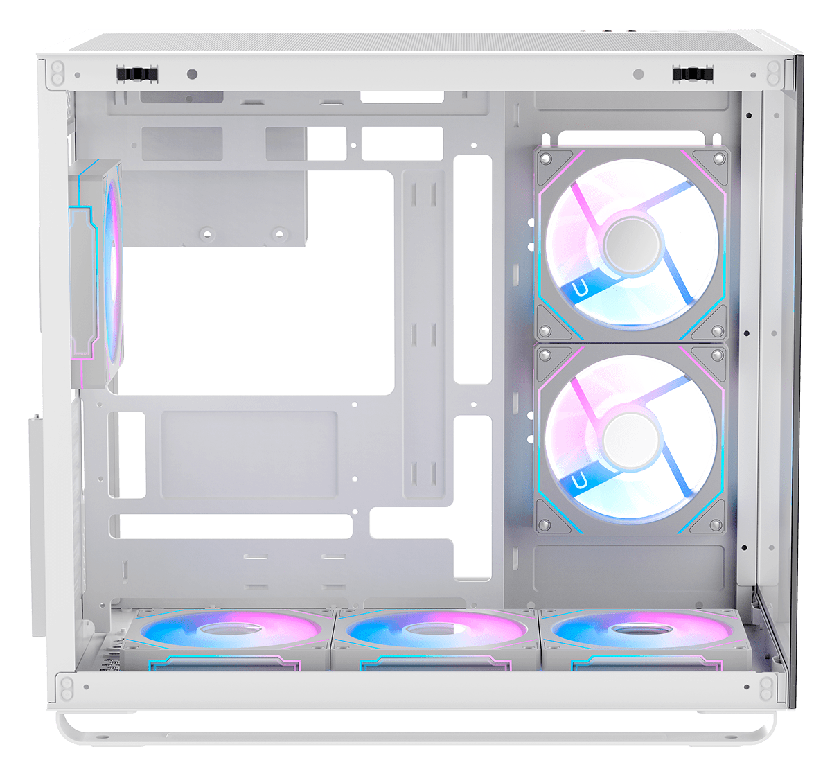 Корпус Ocypus Iota C70 ARGB (Iota-C70-WHD600XX-GL) [Midi Tower, 6 x 120 мм ARGB, белый]