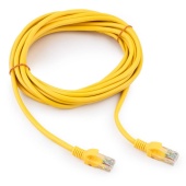 Патч-корд Cablexpert PP12-10M/Y, желтый Cable Patch cord UTP 5e-Cat 10 m