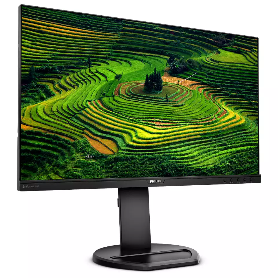 Монитор PHILIPS 241B8QJEB/01 [23.8" IPS, 1920x1080, 60 Гц, 5 мс, VGA (D-Sub), DVI, HDMI, DisplayPort]