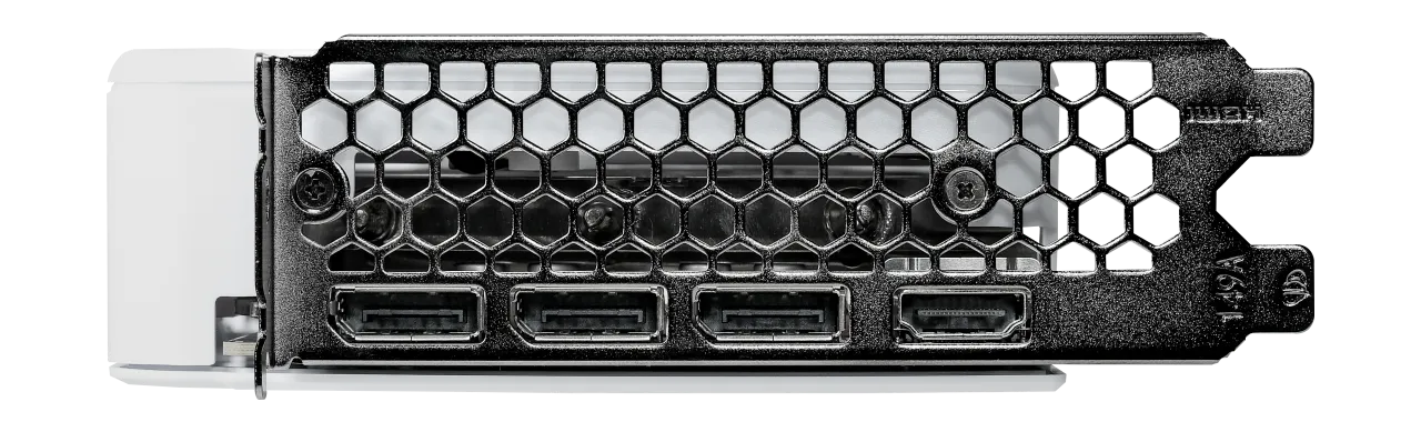 Видеокарта Palit GeForce RTX 5060 White OC (NE75060U19P1-GB2063M) [8 ГБ, GDDR7, 128 бит, HDMI, DisplayPort (3 шт)]