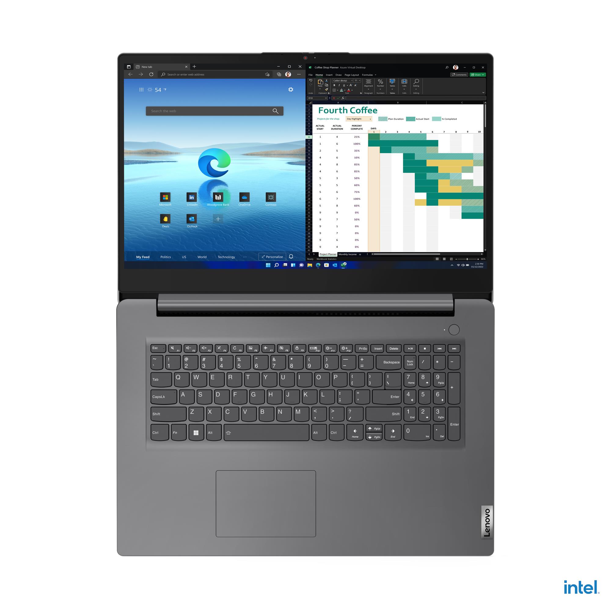 Ноутбук Lenovo V17 G4 IRU (83A2004FRU) [17.3" Full HD, Intel Core i5-13420H, 16 ГБ ОЗУ, 512 ГБ SSD, DOS]