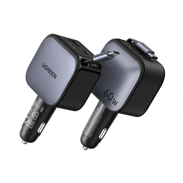 Автомобильное зарядное устройство Ugreen EC602 60W (55212B)
