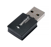 Беспроводной сетевой адаптер Gembird WNP-UA-017 Wireless LAN USB adapter, BT4.2,802.11b/a/g/n, USB