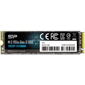 SSD-накопитель Silicon Power A60 (SP512GBP34A60M28) [512 ГБ, M.2, PCI-E, 2200/1600 МБ/с, TLC]