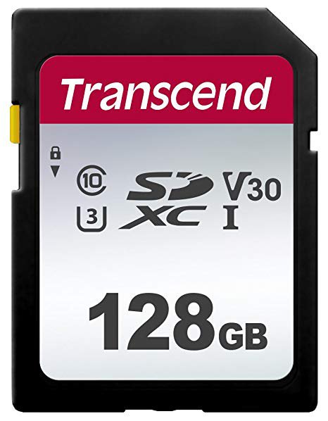 Карта памяти SD Transcend TS128GSDC300S, 128GB/ Class 10 U3