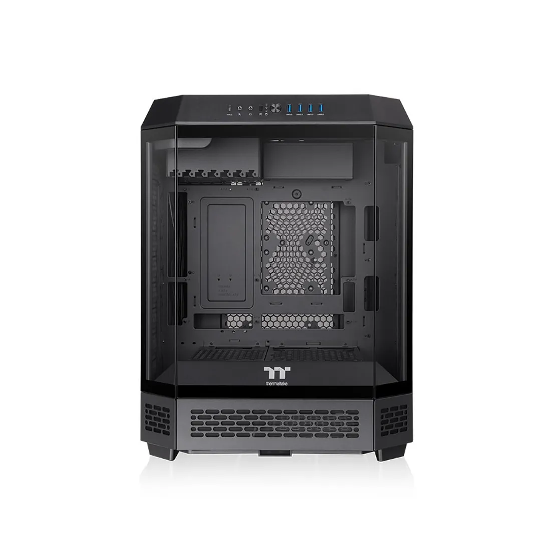 Корпус Thermaltake The Tower 600 (CA-1Z1-00M1WN-00) [Midi Tower, 2x 140 мм, черный]