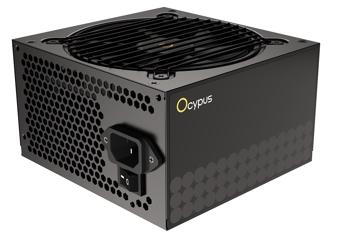 Блок питания Ocypus Beta P500 (Beta-P500-N1HDBK024X-EU) [500 Вт, 80 PLUS нет, 3x SATA, 2 x 6+2 pin PCIe, 2x 4+4 pin CPU, ATX]