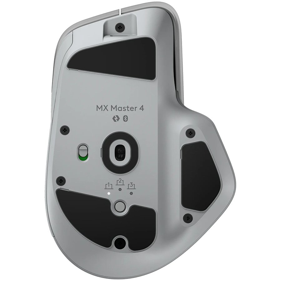 Мышь Logitech MX Master 4 (910-007563) [беспроводная, светодиодная, 8000 DPI, 1000 Гц, серый]