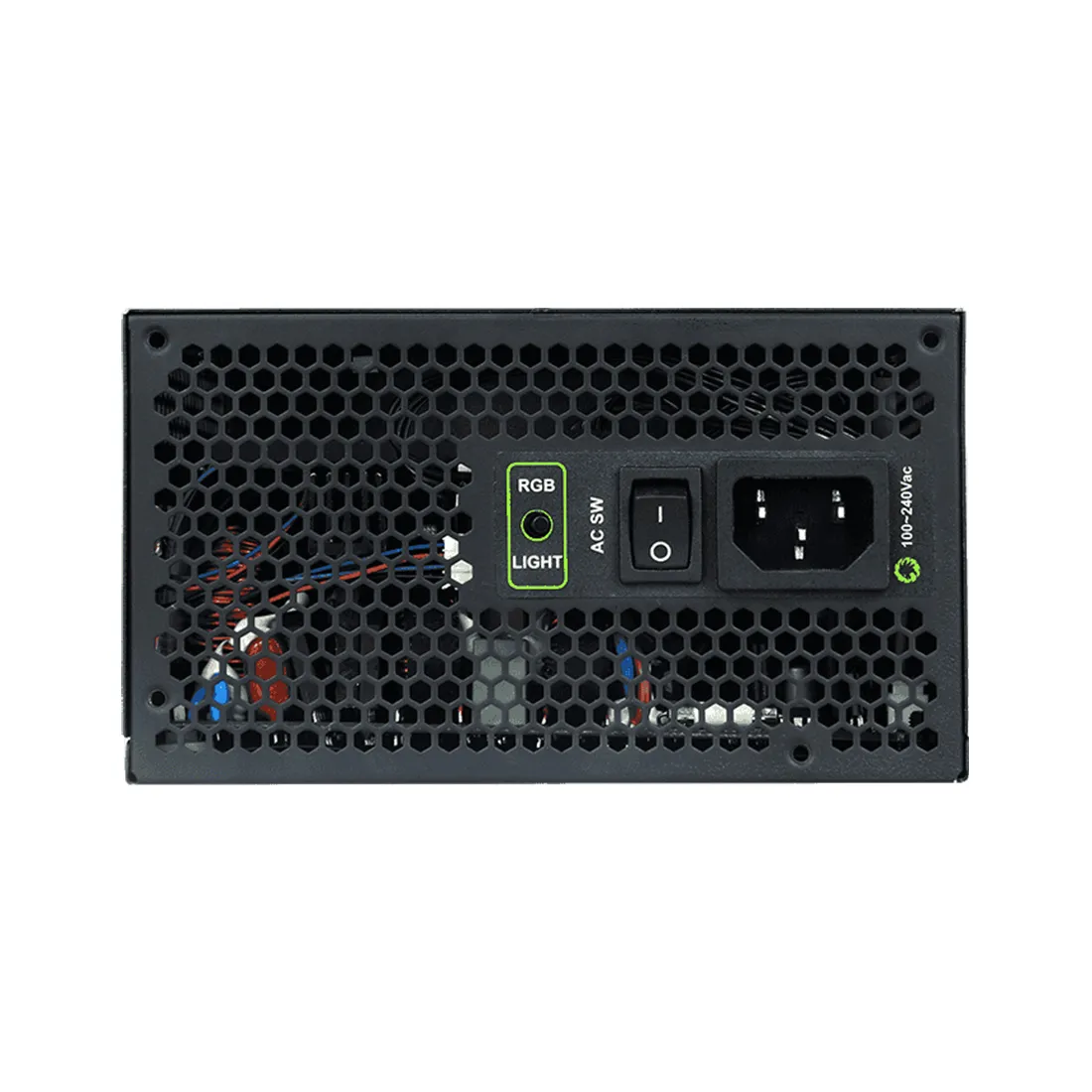 Блок питания Gamemax RGB 550W Rainbow [550 Вт, 80 PLUS Gold, 6x SATA, 2x 6+2 pin PCIe, 1x 4+4 pin CPU]