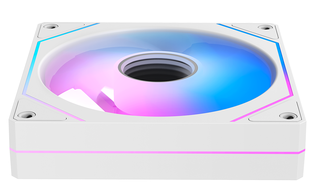 Вентилятор для корпуса Ocypus Gamma F12 WH ARGB REVERSE BLADE [120 x 120 мм, 1600 об/мин, 50 CFM, 31 дБ, PWM]