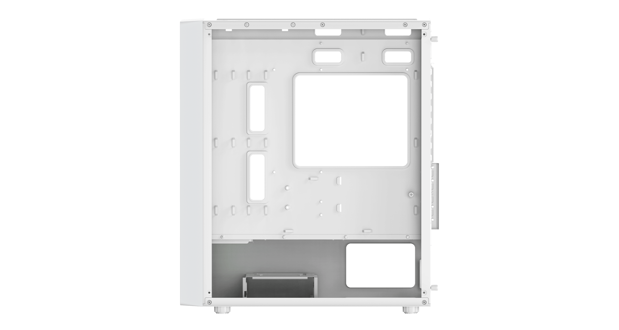 Корпус Ocypus Gamma C50 WH ARGB mATX/ITX 3xUSB Белый Gamma-C50-WHG400XX-GL