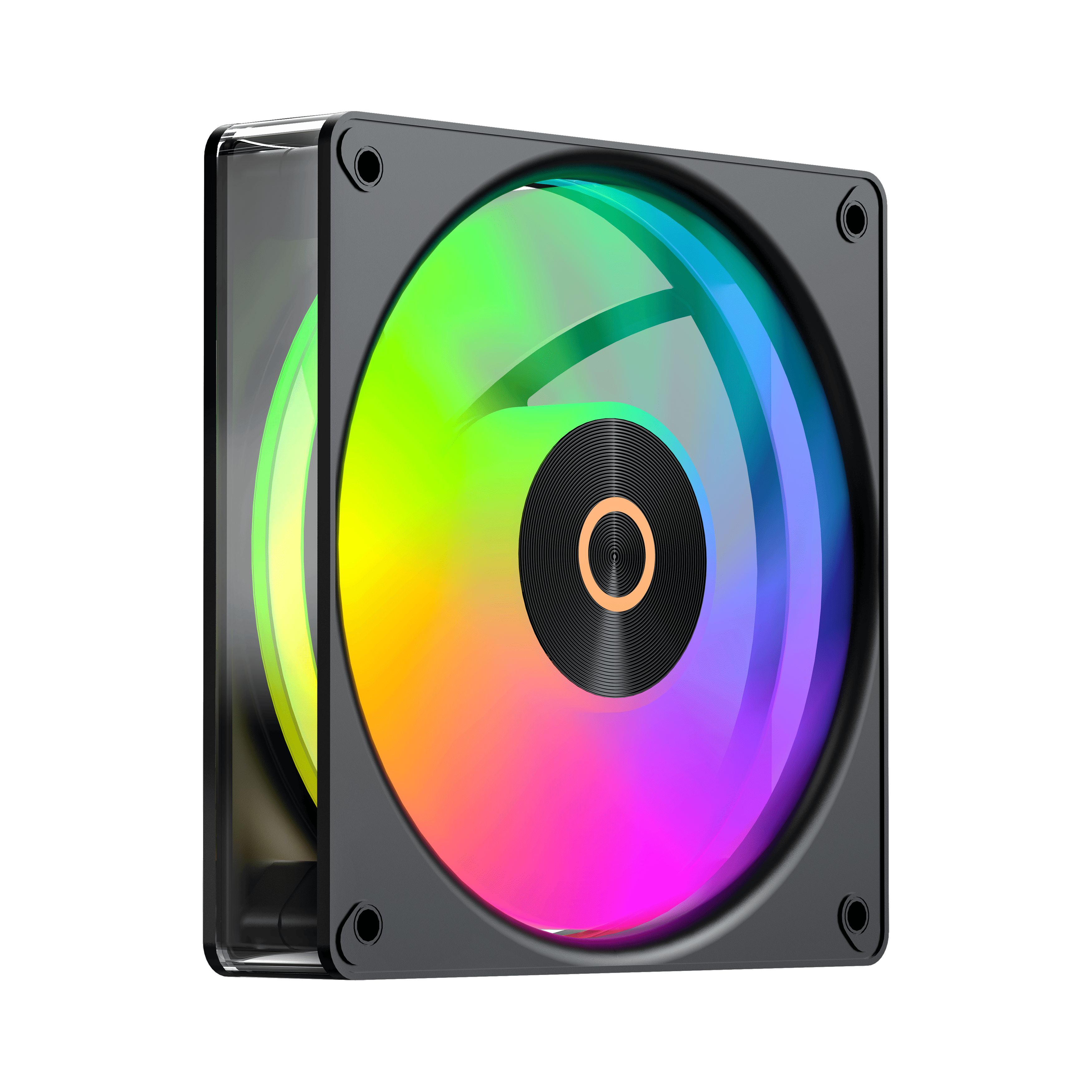 Вентилятор для корпуса Ocypus Gamma F12 Elite BK ARGB REVERSE BLADE 1x(120x120x25mm) Черный