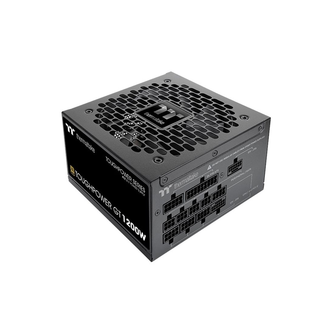 Блок питания Thermaltake Toughpower GT 1200W (PS-TPT-1200FNFAGE-3) [1200 Вт, 80 PLUS Gold, 6x SATA, 1 x 16 pin (12VHPWR), 5 x 6+2 pin PCIe, 2x 4+4 pin CPU, ATX]