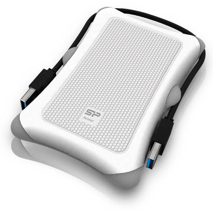 Внешний жесткий диск Silicon Power Armor A30 (SP020TBPHDA30S3W) [2 ТБ, 2.5", USB 3.1, 5400 об/мин, кэш - 8 МБ] 