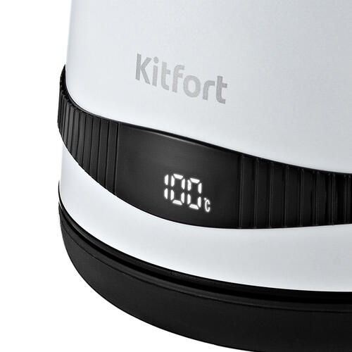 Чайник Kitfort КТ-6121-2 белый - купить по цене 29 850 тг. в интернет-магазине Forcecom.kz