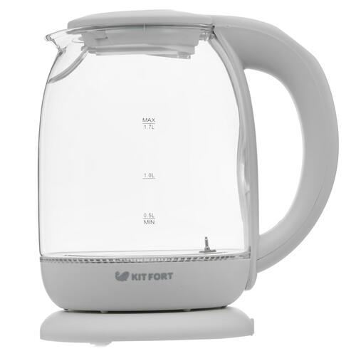 Чайник Kitfort КТ-640-3 Серый - купить в Forcecom.kz