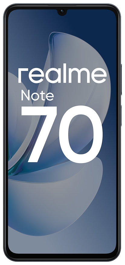 Смартфон Realme NOTE 70 RMX5313 [6.74", 128 ГБ, 6 ГБ, Черный]
