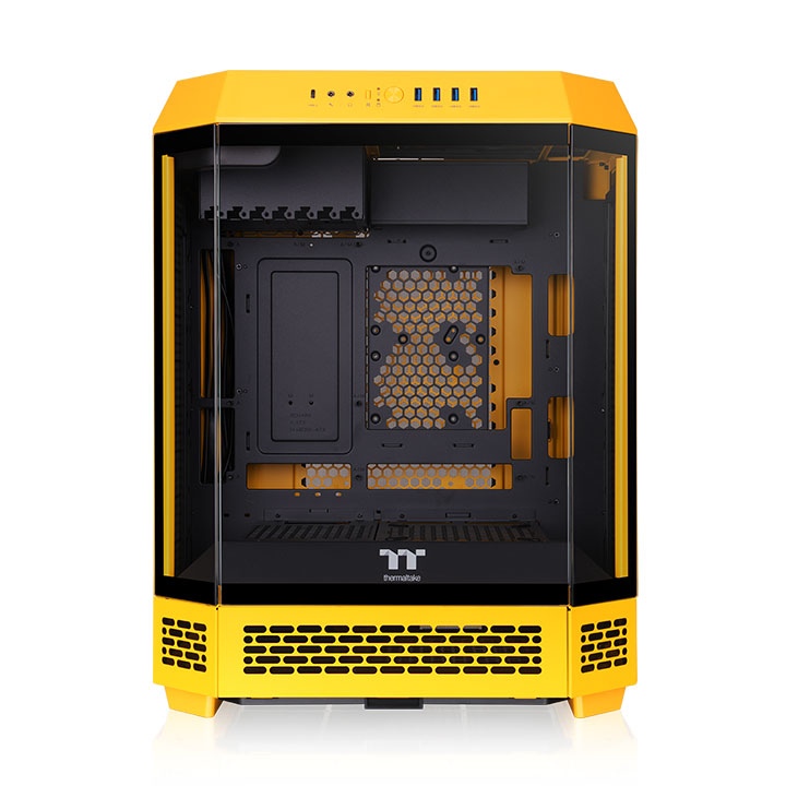 Корпус Thermaltake The Tower 600 Bumblebee (CA-1Z1-00M4WN-00) [Midi Tower, 2x 140 мм, желтый]