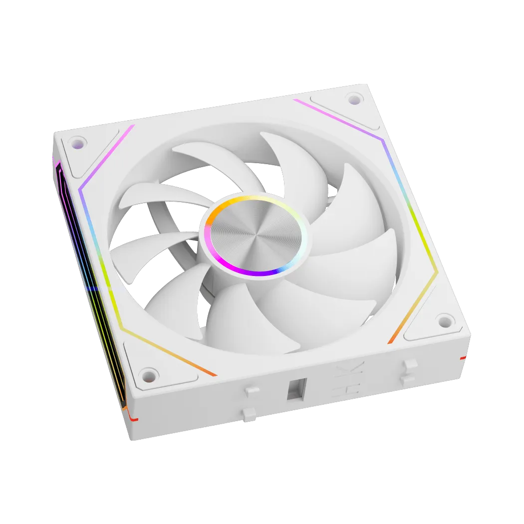 Вентилятор для корпуса PCCooler F3 X120 ARGB WH [120 мм, 1800 об/мин, 54 CFM, 28 dB, PWM]