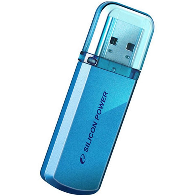 USB Флеш Silicon Power Helios - 101 64ГБ (SP064GBUF2101V1B) USB 2.0, Синий