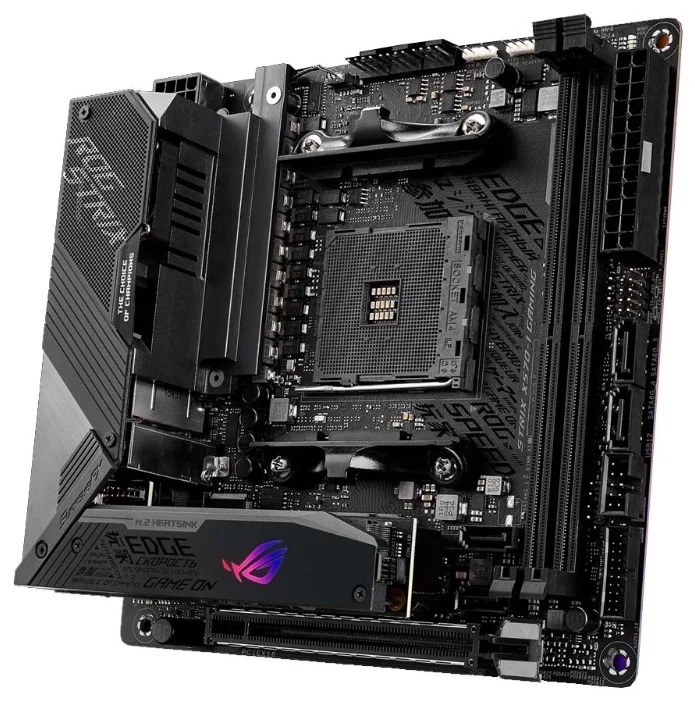 Материнская плата ASUS ROG STRIX X570-I GAMING, [AM4, AMD X570, 2xDDR 4, 2xM.2, 1xPCI-E x16, Mini-ITX]